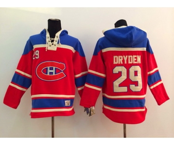 Old Time Hockey Montreal Canadiens #29 Ken Dryden Red Hoodie