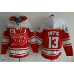 Men's Detroit Red Wings #13 Pavel Datsyuk 2016 Stadium Series Red Hoodie
