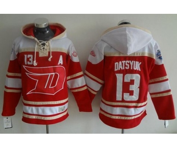 Men's Detroit Red Wings #13 Pavel Datsyuk 2016 Stadium Series Red Hoodie
