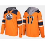 Adidas Edmonton Oilers 17 Jari Kurri Orange Name And Number Hoodie