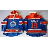 Old Time Hockey Edmonton Oilers #19 Justin Schultz Royal Blue Hoodie