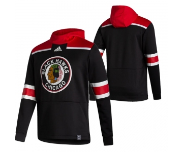 Chicago Blackhawks Blank Adidas Reverse Retro Pullover Hoodie Black