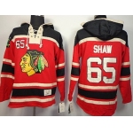 Old Time Hockey Chicago Blackhawks #65 Andrew Shaw Red Hoodie
