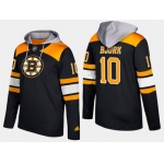 Adidas Boston Bruins 10 Anders Bjork Name And Number Black Hoodie