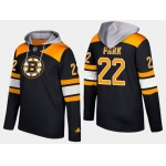 Adidas Boston Bruins 22 Brad Park Retired Black Name And Number Hoodie