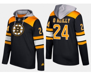 Adidas Boston Bruins 24 Terry O'Reilly Retired Black Name And Number Hoodie
