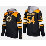 Adidas Boston Bruins 54 Adam Mcquaid Name And Number Black Hoodie