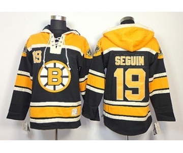 Old Time Hockey Boston Bruins #19 Tyler Seguin Black Hoodie