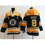 Old Time Hockey Boston Bruins #8 Cam Neely Black Hoodie