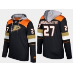 Adidas Anaheim Ducks 27 Scott Niedermayer Retired Black Name And Number Hoodie