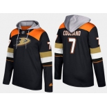 Adidas Anaheim Ducks 7 Andrew Cogliano Name And Number Black Hoodie