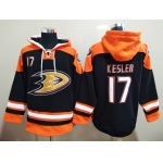 Men's Hockey Anaheim Ducks #17 Ryan Kesler Black Hoodie