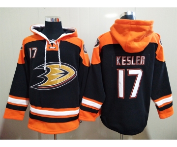 Men's Hockey Anaheim Ducks #17 Ryan Kesler Black Hoodie
