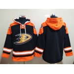 Men's Hockey Anaheim Ducks Black Blank Hoodie