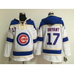 Chicago Cubs #17 Kris Bryant White Hoody