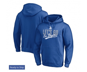 Men's Los Angeles Dodgers Blue Pullover Hoodie