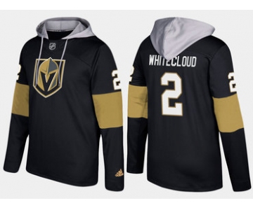 Adidas Vegas Golden Knights 2 Zach Whitecloud Name And Number Black Hoodie