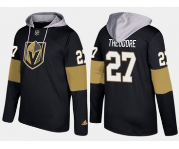 Adidas Vegas Golden Knights 27 Shea Theodore Name And Number Black Hoodie