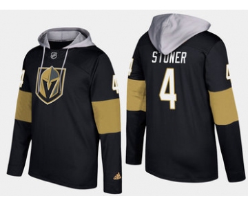 Adidas Vegas Golden Knights 4 Clayton Stoner Name And Number Black Hoodie
