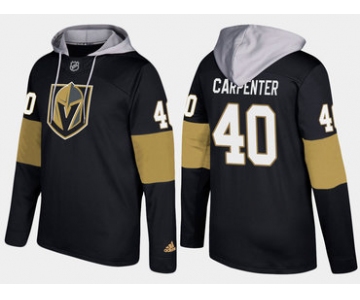 Adidas Vegas Golden Knights 40 Ryan Carpenter Name And Number Black Hoodie
