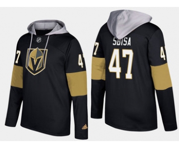 Adidas Vegas Golden Knights 47 Luca Sbisa Name And Number Black Hoodie