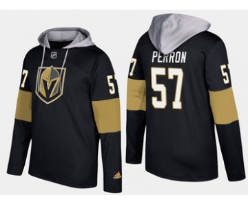 Adidas Vegas Golden Knights 57 David Perron Name And Number Black Hoodie