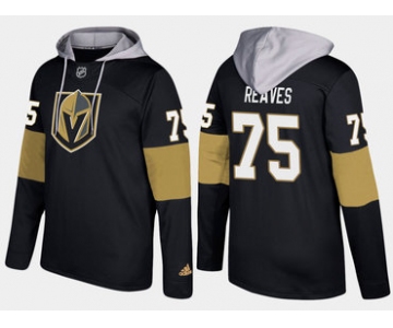Adidas Vegas Golden Knights 75 Ryan Reaves Name And Number Black Hoodie