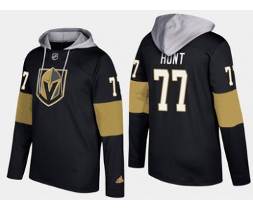 Adidas Vegas Golden Knights 77 Brad Hunt Name And Number Black Hoodie