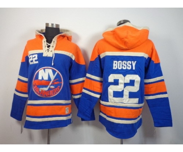 Old Time Hockey New York Islanders #22 Mike Bossy Light Blue Hoodie
