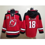 Men's New Jersey Devils #18 Dawson Mercer Red Ageless Must-Have Lace-Up Pullover Hoodie
