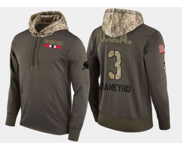 Nike New Jersey Devils 3 Ken Daneyko Retired Olive Salute To Service Pullover Hoodie