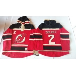 Old Time Hockey New Jersey Devils #2 Marek Zidlicky Red With Black Hoodie