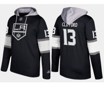 Adidas Los Angeles Kings 13 Kyle Clifford Name And Number Black Hoodie
