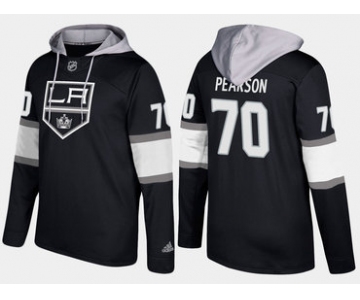 Adidas Los Angeles Kings 70 Tanner Pearson Name And Number Black Hoodie