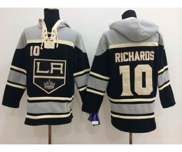 Old Time Hockey Los Angeles Kings #10 Mike Richards Black Hoodie
