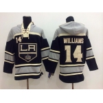 Old Time Hockey Los Angeles Kings #14 Justin Williams Black Hoodie