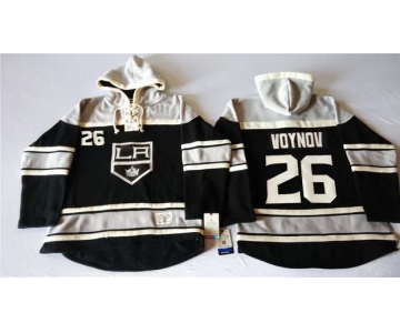 Old Time Hockey Los Angeles Kings #26 Slava Voynov Black Hoodie