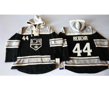 Old Time Hockey Los Angeles Kings #44 Robyn Regehr Black Hoodie