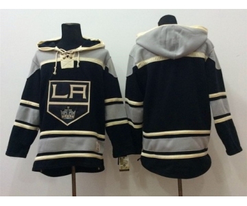 Old Time Hockey Los Angeles Kings Blank Black Hoodie
