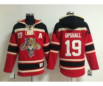Old Time Hockey Florida Panthers #19 Scottie Upshall Red Hoodie
