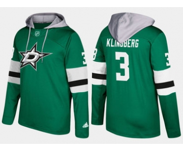 Adidas Dallas Stars 3 John Klingberg Name And Number Green Hoodie