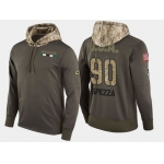 Nike Dallas Stars 90 Jason Spezza Olive Salute To Service Pullover Hoodie