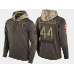 Nike Calgary Flames 44 Matt Bartkowski Olive Salute To Service Pullover Hoodie
