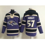 Baltimore Ravens #57 C.J. Mosley 2014 Purple Hoodie