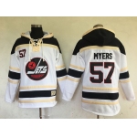 Men's Winnipeg Jets #57 Tyler Myers White 2017 Winter Classic Stitched NHL Old Time Hockey Hoodie