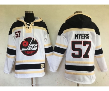Men's Winnipeg Jets #57 Tyler Myers White 2017 Winter Classic Stitched NHL Old Time Hockey Hoodie