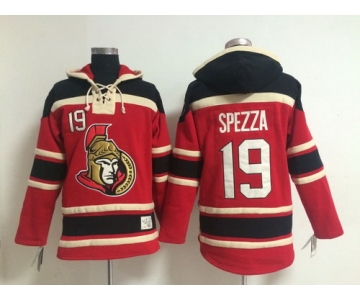 Old Time Hockey Ottawa Senators #19 Jason Spezza Red Hoodie