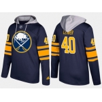 Adidas Buffalo Sabres 40 Robin Lehner Name And Number Blue Hoodie