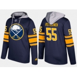 Adidas Buffalo Sabres 55 Rasmus Ristolainen Name And Number Blue Hoodie