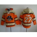Men's Pittsburgh Pirates #27 Jung-Ho Kang Orange MLB Baseball Hoodie